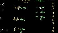 Nomenclature of hydrocarbons: Alkanes, Alkenes, & Alkynes