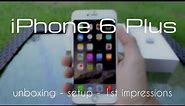 iPhone 6 Plus Unboxing - Setup - First Impressions