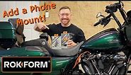 Rokform Phone Mount Install on a Harley Davidson Road Glide