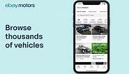 Introducing the eBay Motors App