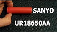 Sanyo UR18650AA - a low price 18650 Li-ion battery (capacity test)