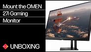 How to Mount the OMEN 27i Gaming Monitor | HP OMEN | HP Support