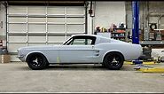 First Look: New Wheels & Tires on the 1967 Mustang Fastback Project!
