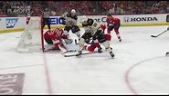 Pastrnak with ridiculous BETWEEN-THE-LEGS goal
