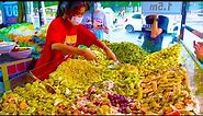 Unbelievable!! 2 Tons Are Sold Per Day!! Mju Wat Phnom The Most Famous 24h Fruit Store In Phnom Penh