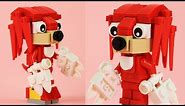 How to Build LEGO Knuckles the Echidna | Sonic the Hedgehog Character Custom Build