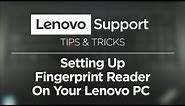 Setting Up Fingerprint Reader On Your Lenovo PC