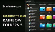 Productivity Assets for Unity — Rainbow Folders 2