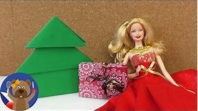 Vánoční stromeček pro Barbie - DIY Vánoce pro panenky a dekorace