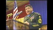 Master Sergeant Roy Benavidez Message To America