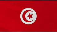 Flag and National Anthem of Tunisia
