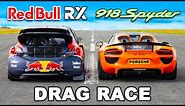 Porsche Hypercar v Red Bull Rallycross: DRAG RACE