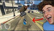 Playing GTA 5 As A Professional SKATEBOARDER! (GTA 5 Mods)