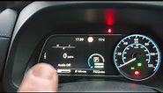 2021 40kWh Nissan Leaf Tekna Dashboard Display