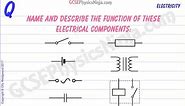 Electrical Components Symbols - Electric Circuits - GCSE Physics