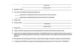 2019-2024 Form SC DoR I-309 Fill Online, Printable, Fillable, Blank - pdfFiller