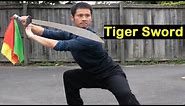 Shaolin Kung Fu Wushu Basic Tiger Sword Training Session 1