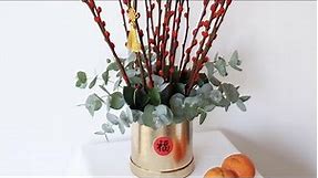 DIY Pussy Willow Arrangement (Chinese New Year Flowers)