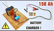 12 Volt Power Supply for 150Ah Battery Charger with UPS Transformer - 220v AC to 12v DC