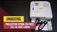 Unboxing Projector Epson EB-FH52 Full HD 4000 Lumens