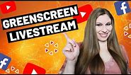 How To Do Greenscreen On Facebook and YouTube Live (On-Screen BeLive Tutorial)