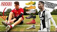 Testing ALL of Cristiano Ronaldo's Football Boots (2003-2019)