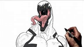 How To Draw Anti-Venom | Step By Step | Marvel