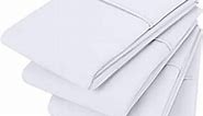 Utopia Bedding Queen Pillow Cases - 4 Pack - Envelope Closure - Soft Brushed Microfiber Fabric - Shrinkage and Fade Resistant Pillow Cases Queen Size 20 X 30 Inches (Queen, White)