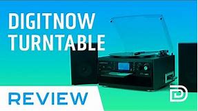 DIGITNOW Bluetooth Record Player Turntable with Stereo Speakers Review