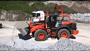 Hitachi ZW220-5 wheel loader and ZX290LC-5 excavator in Norway