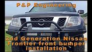 Second Generation Nissan Frontier Front Bumper Install video