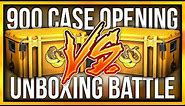 CS:GO 900 CASE OPENING BATTLE