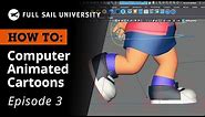 How To: Create a Computer Animated Cartoon – Rigging & Animation | Full Sail University