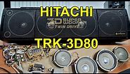 1980s Hitachi boom box restoration - TRK-3D80
