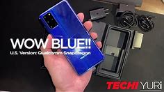 Samsung Galaxy S20+ 5G Aura Blue: Quick Unboxing! U.S. Version