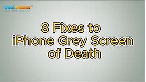 How to Fix iPhone Grey Screen of Death By Yourself? (8 Solutions)