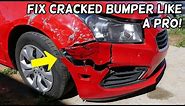 HOW TO REPAIR CRACKED BUMPER