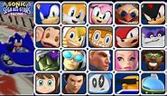 Sonic & Sega All-Stars Racing DS // All Playable Characters