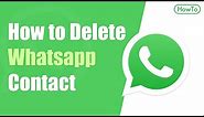 How to Delete Whatsapp Contact