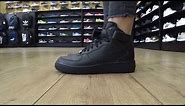 ONFEET Nike Air Force 1 Mid All Black Review | sneakers.by