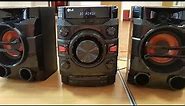 LG XBOOM 230W Hi-Fi System Bass Test