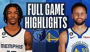 GRIZZLIES at WARRIORS | FULL GAME HIGHLIGHTS | January 25, 2023