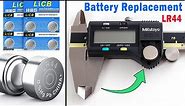 Digital Caliper Battery Replacement, Alkaline Button Cell Battery AG13, LR44
