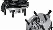Detroit Axle - 4WD Front Wheel Bearing Hubs for 1998-2000 Ford Ranger Mazda B4000, Replacement 1999 Ranger B4000 [w/ 4-Wheel ABS] Wheel Bearing and Hubs Assembly Set