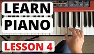 How To Play Piano for Beginners, Lesson 4 || The Left Hand And The Scale Of C Major
