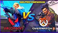 Valorant vs Overwatch 2 Comparison (Agent/Hero Abilities)