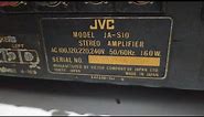 JVC JA-S10 STEREO AMPLIFIER 160W MADE IN JAPAN