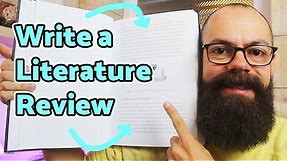 How to write a literature review - my simple 5 step process!