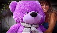 5ft Life Size Purple DeeDee Cuddles | Teddy Bear Gift!🎁 | Giant Teddy Brand