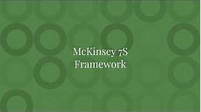 McKinsey 7S Framework